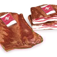 Pancetta tesa stagionata dolce pepata intera